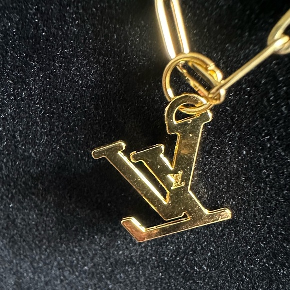 Authentic LV Gold Charm Upcycled Necklace - Picture 3 of 3